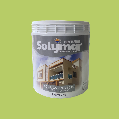 Pinturas Solymar verde manzana